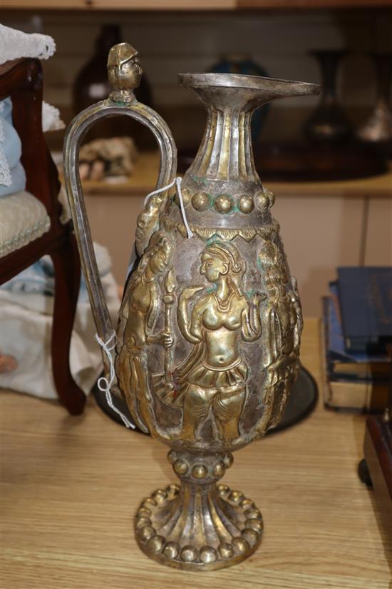 A Roman style ewer height 35cm
